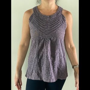 Free People purple flower tunic